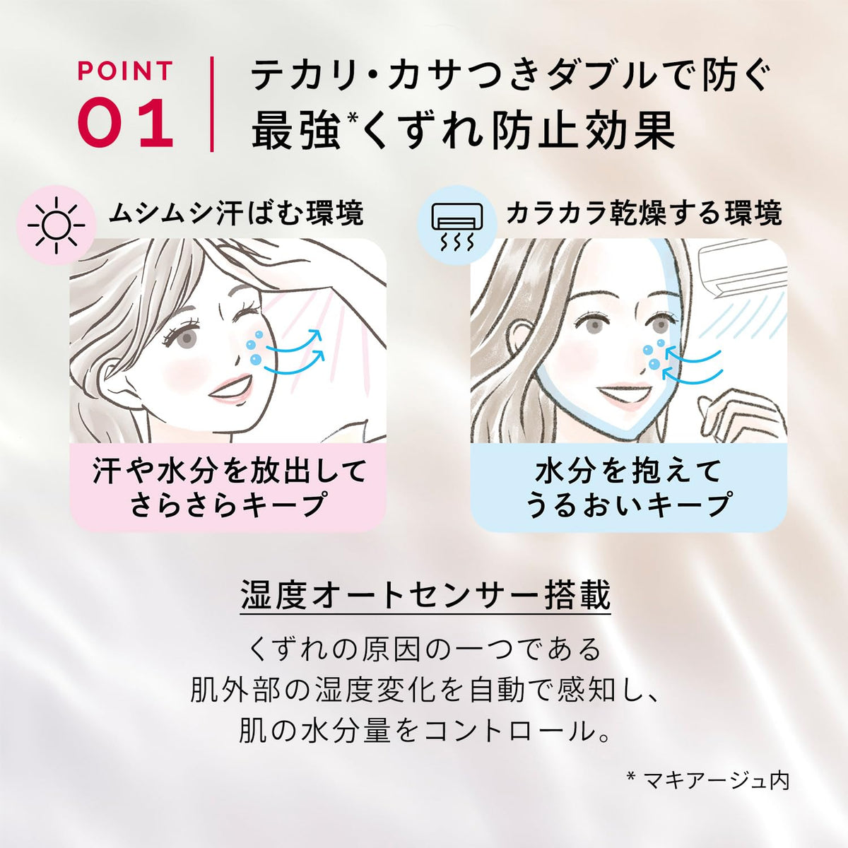 MAQUILLAGE Dramatic Skin Sensor Base NEO — Breakdown-Proof Primer