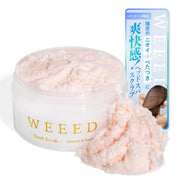 WEEED Head Scrub 200 g, Sea Salt Scalp Scrub with Camellia, Olive and Argan Oils, Menthol, Jasmine and Vanilla Scent