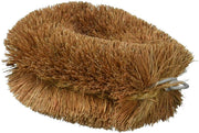 Ohe Clean Keeping Coir Palm Scrubber, Natural Plant Fibre Scrubbing Brush for Vegetables and Pots, 11 x 9 x 5 cm, Pack of 2, 2 Packs or 5 Packs