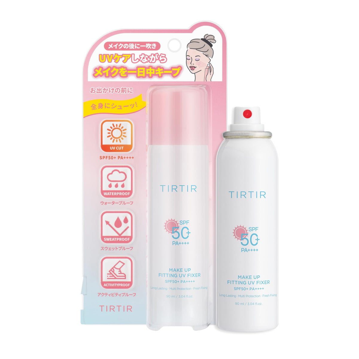 TIRTIR Make-up Fixer — Water‑Based Polymer Thin‑Film for Long‑Lasting Waterproof Hold