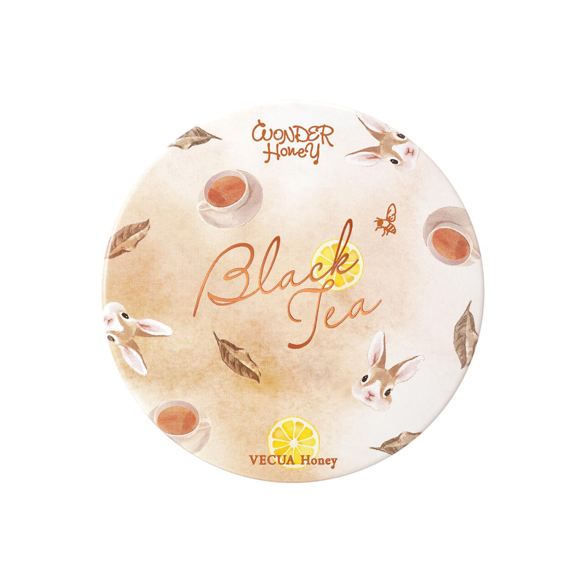 VECUA Honey Wonder Honey Cream Balm, Rich Whole-Body Moisturising Balm with Acacia Honey and Three Butters, Refreshing Fruit Black Tea Scent, 75 g