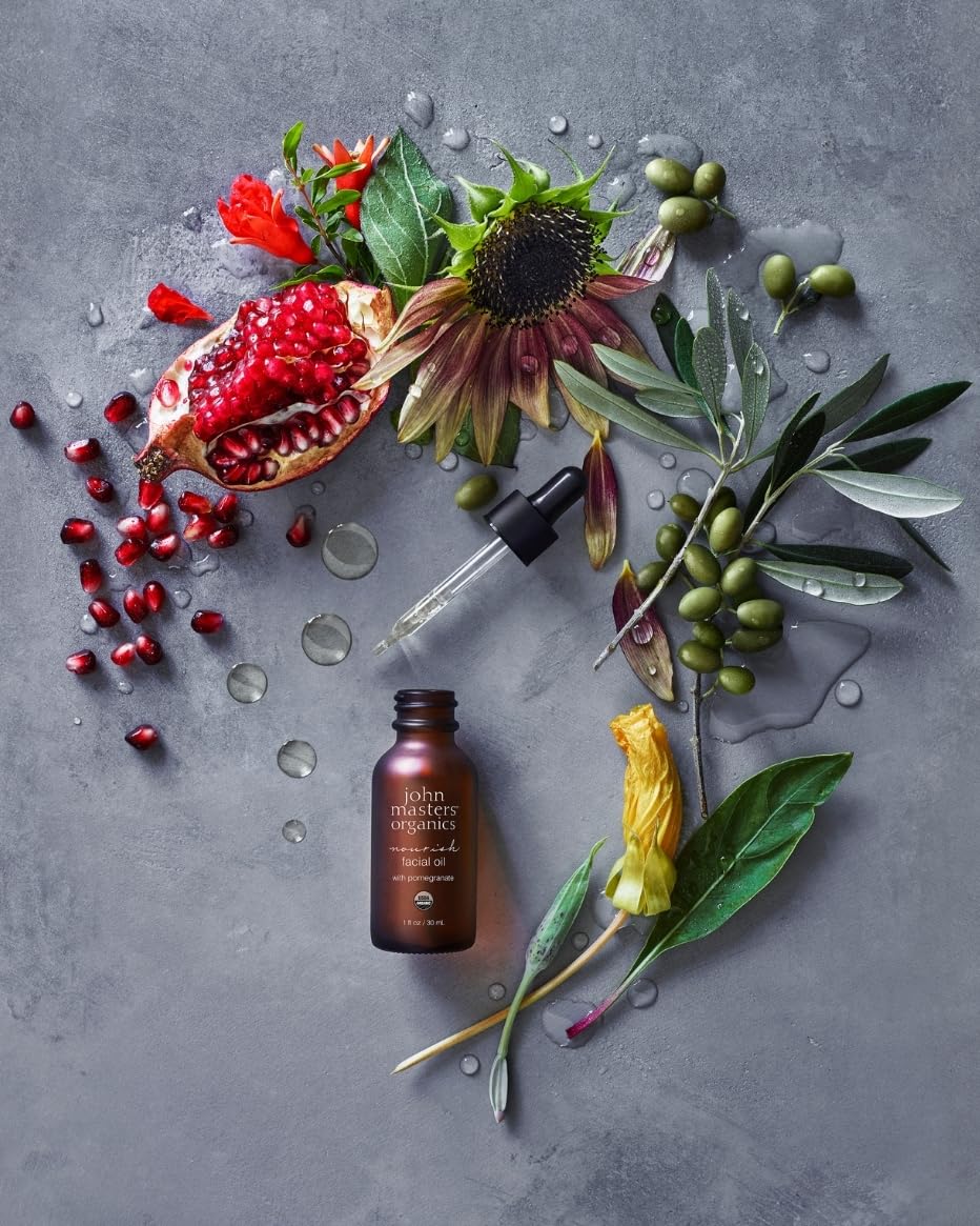 John Masters Organics Nourish Facial Oil with Pomegranate, 29 mL