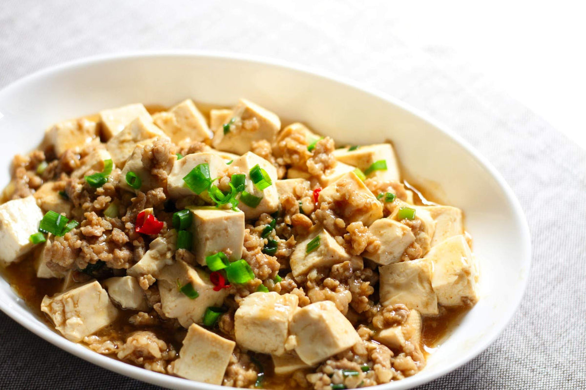 Hikari Foods Organic Mapo Tofu Sauce Base, Organic JAS Ready-Made Side Dish Base, Three 100 g Pouches, 2 to 3 Servings Each