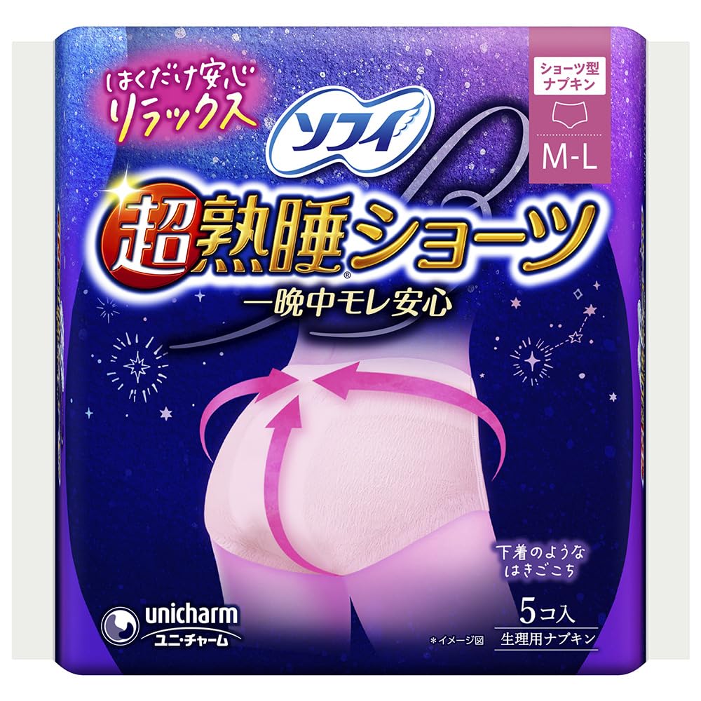 Sofy Ultra Sleep Shorts M-L 5-Pack main product