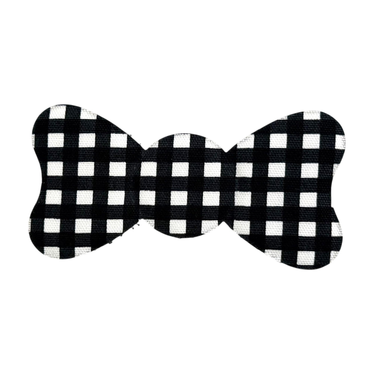 No-Crease Hair Clip for Bangs, Made in Japan, Dot, Check, Square Check and Stripe Ribbons and Flowers in Four Sizes