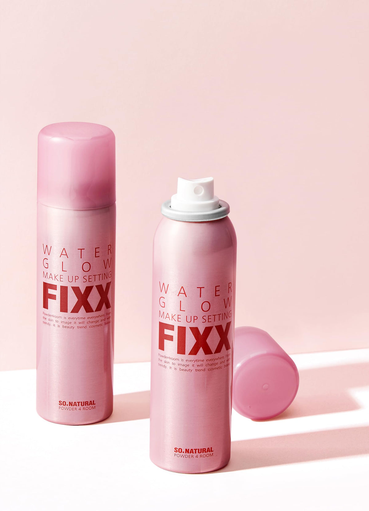 SONATURAL POWDER4ROOM WATER GLOW MAKE UP SETTING FIXX, GLOW Type, 2.5 fl oz (75 ml) / Makeup Keep Mist, Makeup Fixer Spray