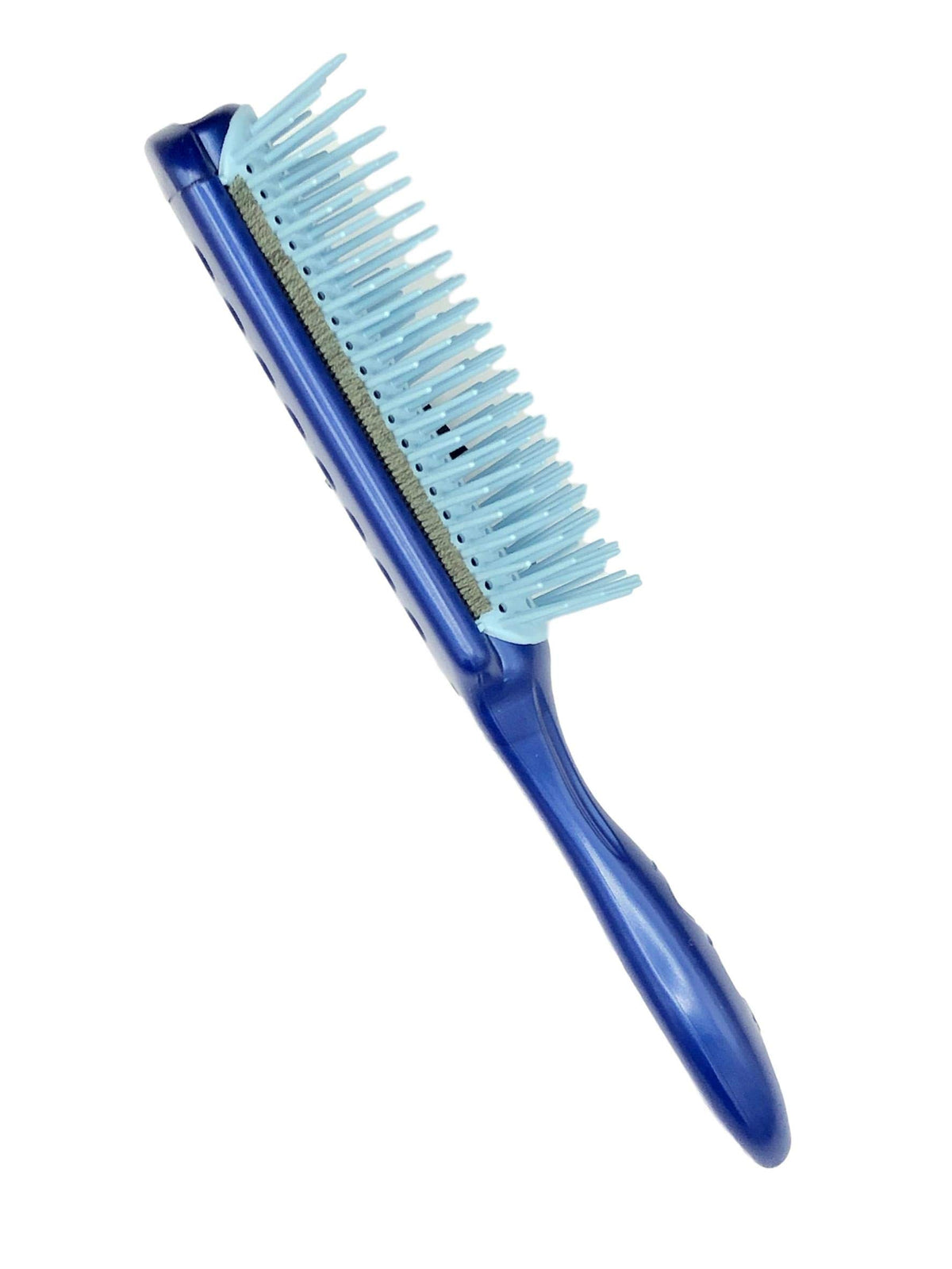 Y.S.PARK YS-T09 Pro Straight Air Styler No.9 Blow-Dry Brush, Blue, Air-Vent 9-Row Brush