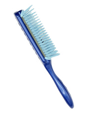 Y.S.PARK YS-T09 Pro Straight Air Styler No.9 Blow-Dry Brush, Blue, Air-Vent 9-Row Brush
