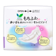 Kao Laurier Happy Skin Mochifuwa Fit Daytime Sanitary Napkins With Wings, 3-Pack Sets, 22.5 / 25 / 30 cm