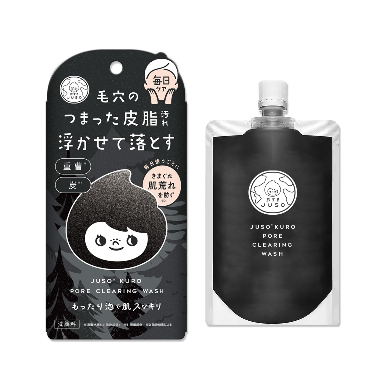 JUSO Kuro Pore Clearing Wash 100g — source image 1