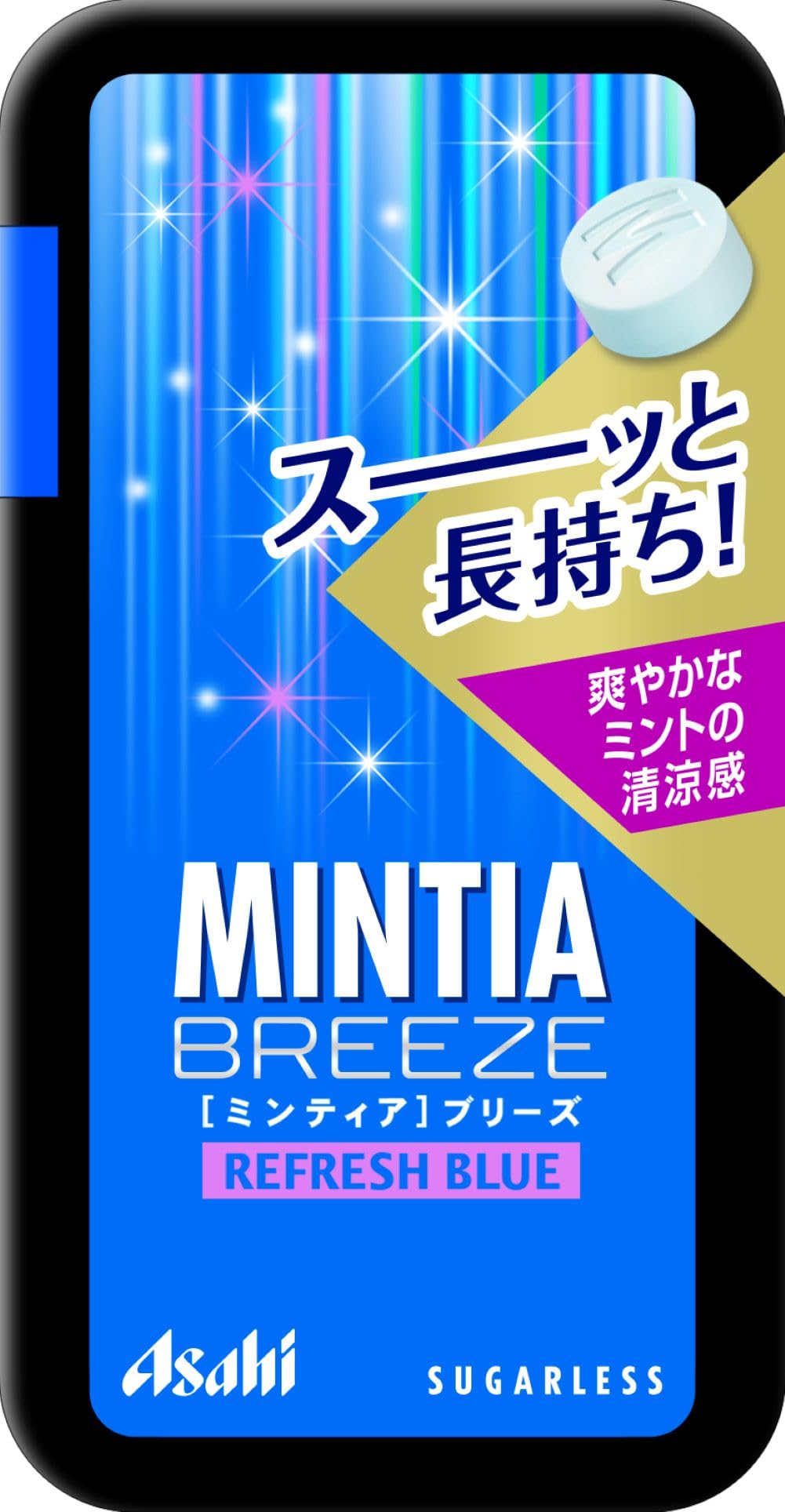 Mintia Breeze Refresh Blue Sugarless Tablets, 30 Tablets x 8 Cases