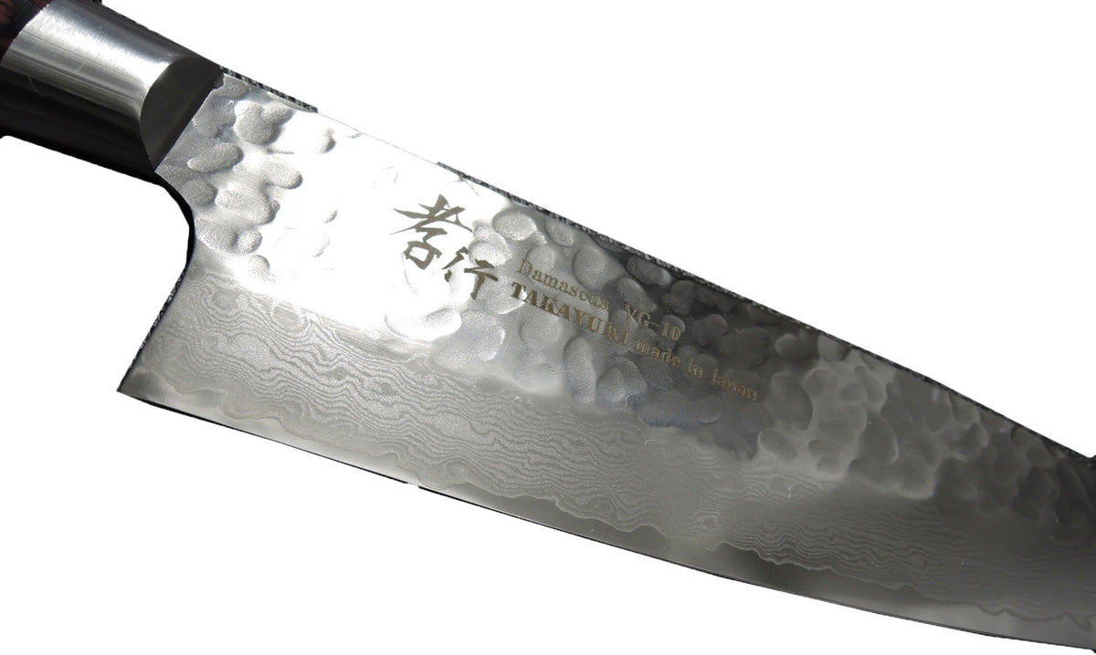 Sakai Takayuki Hammered Damascus Santoku 180mm