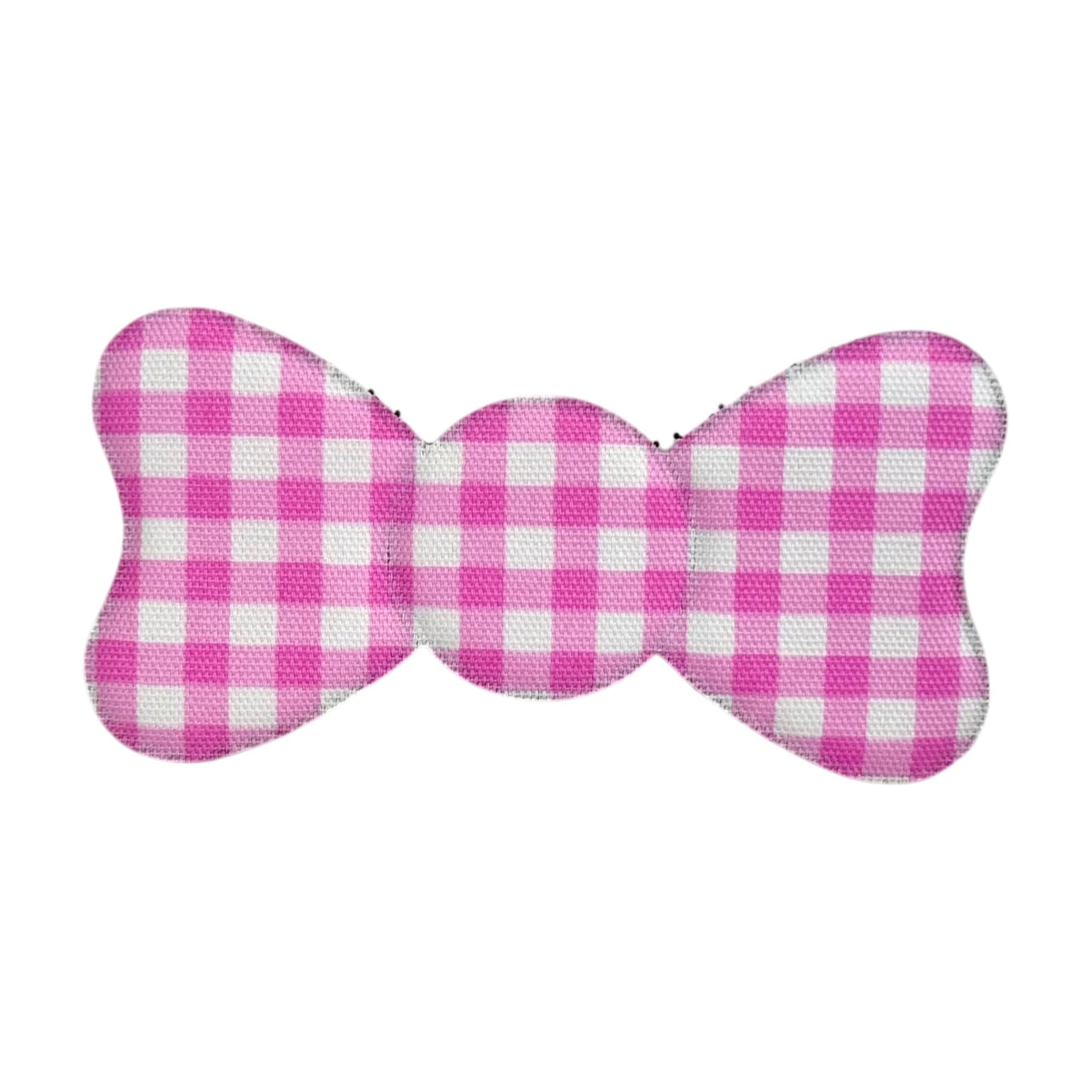 No-Crease Hair Clip for Bangs, Made in Japan, Dot, Check, Square Check and Stripe Ribbons and Flowers in Four Sizes