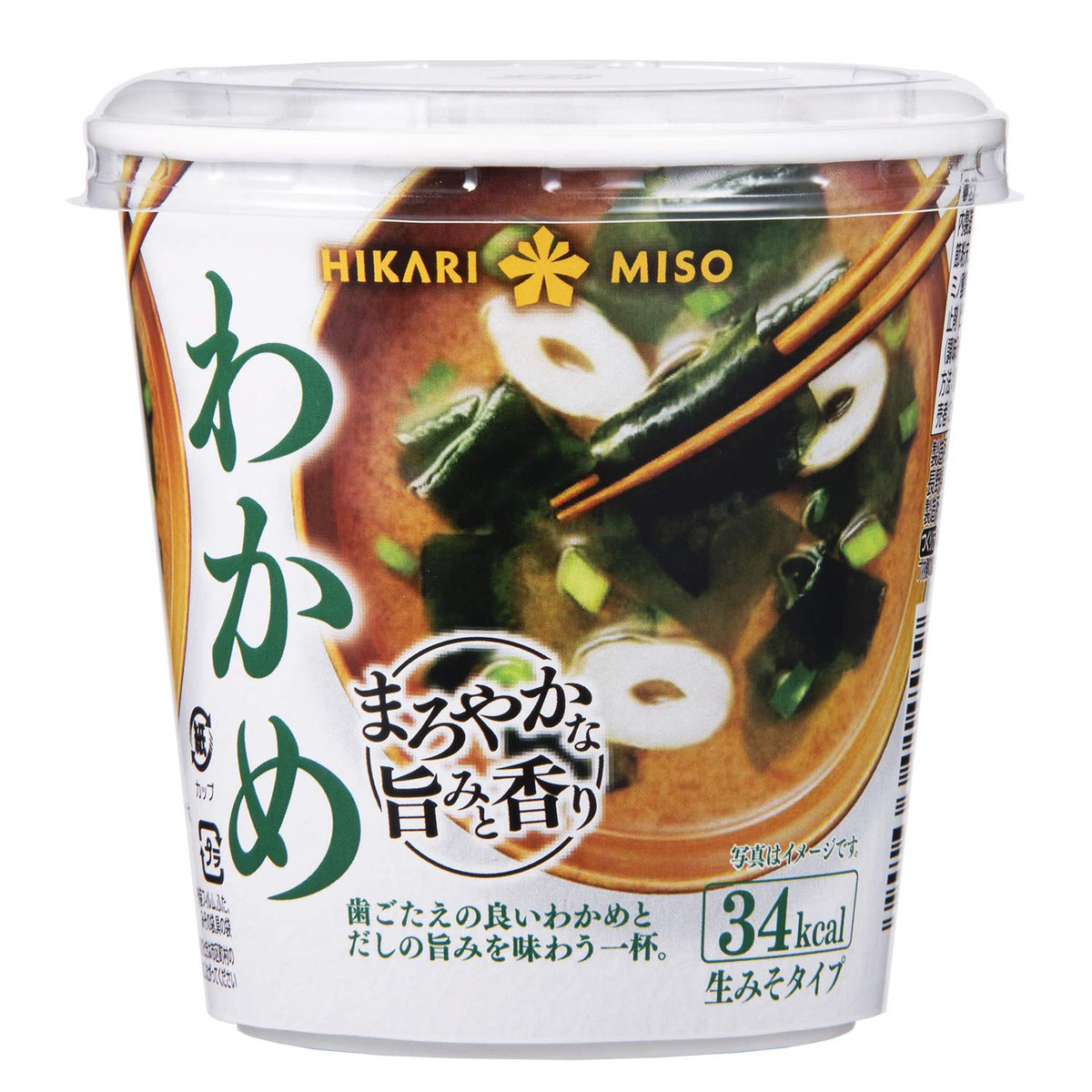 Mellow Flavor Instant Miso Soup Cup, Wakame, 6 Cups