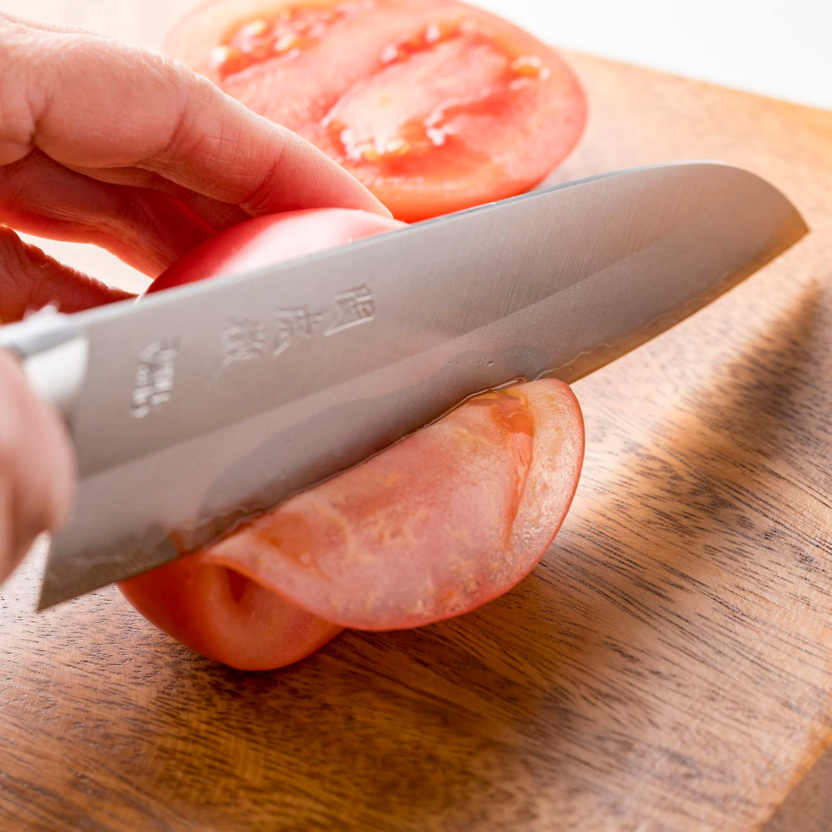 Yasuda Hamono Seki Kotetsu V-Gold No.10 Guarded Santoku Knife 180 mm (YG300)