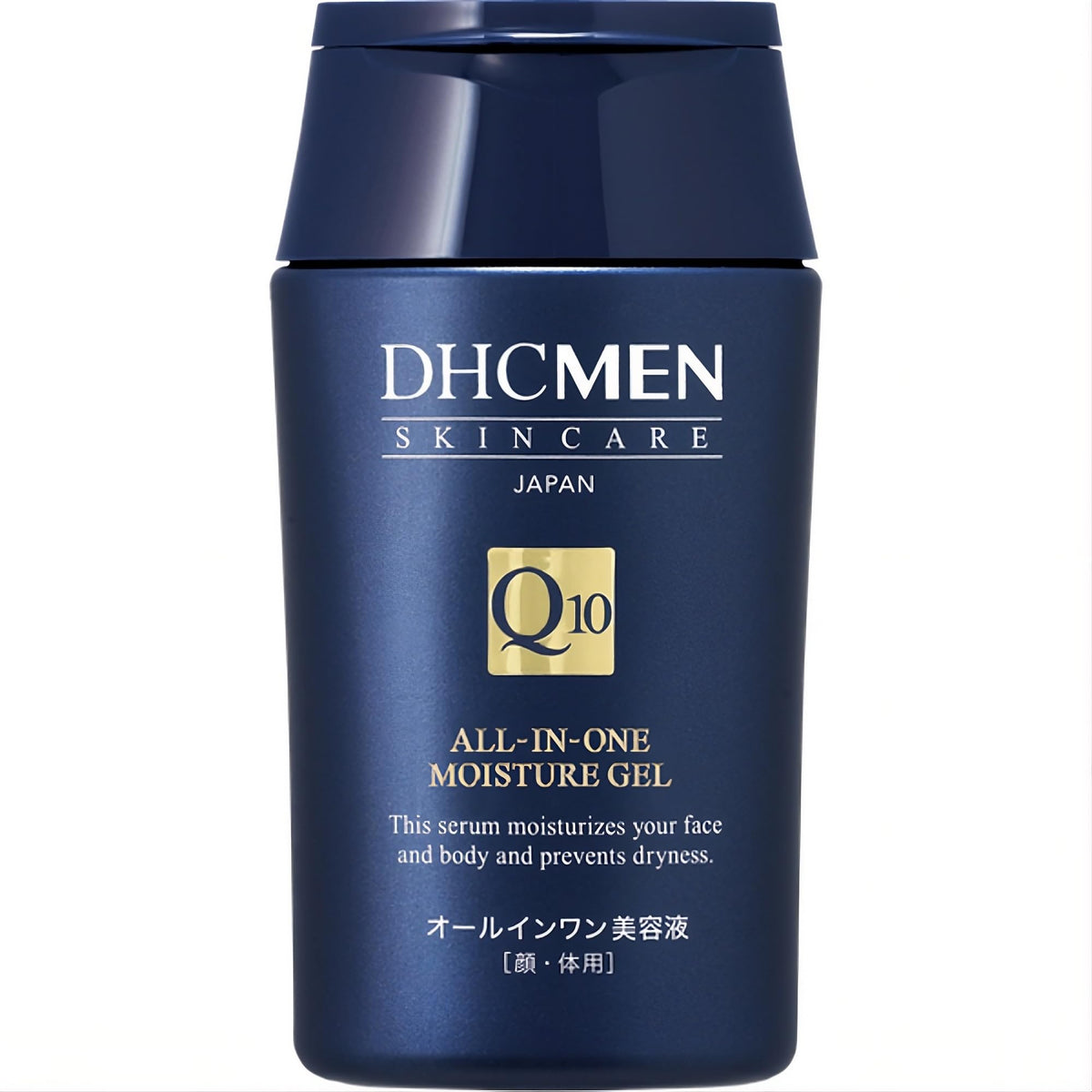 DHC MEN Q10 All-in-One Moisture Gel, Face and Body Serum Gel with Coenzyme Q10, 200 mL