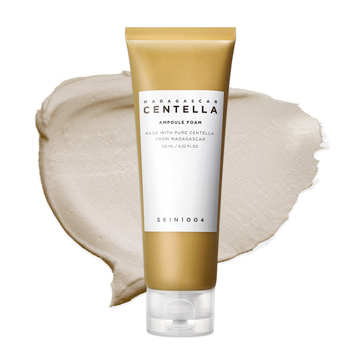SKIN1004 Madagascar Centella Ampoule Foam, pH-Balancing Foaming Facial Cleanser with Centella and Baking Soda, 125 mL