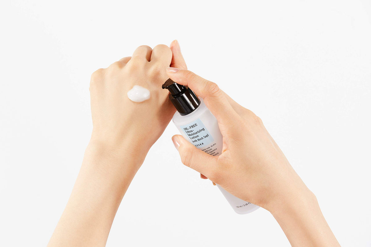 COSRX Oil-Free Ultra-Moisturizing Lotion with Birch Sap, Lightweight Hydrating Face Lotion, 100 mL