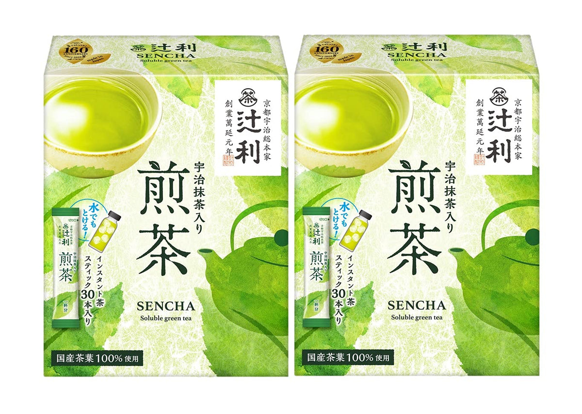 Tsujiri Sencha, Instant Sticks 2 Boxes Of 30 Or Triangle Tea Bags 3 Boxes Of 20, Domestic Tea Leaves