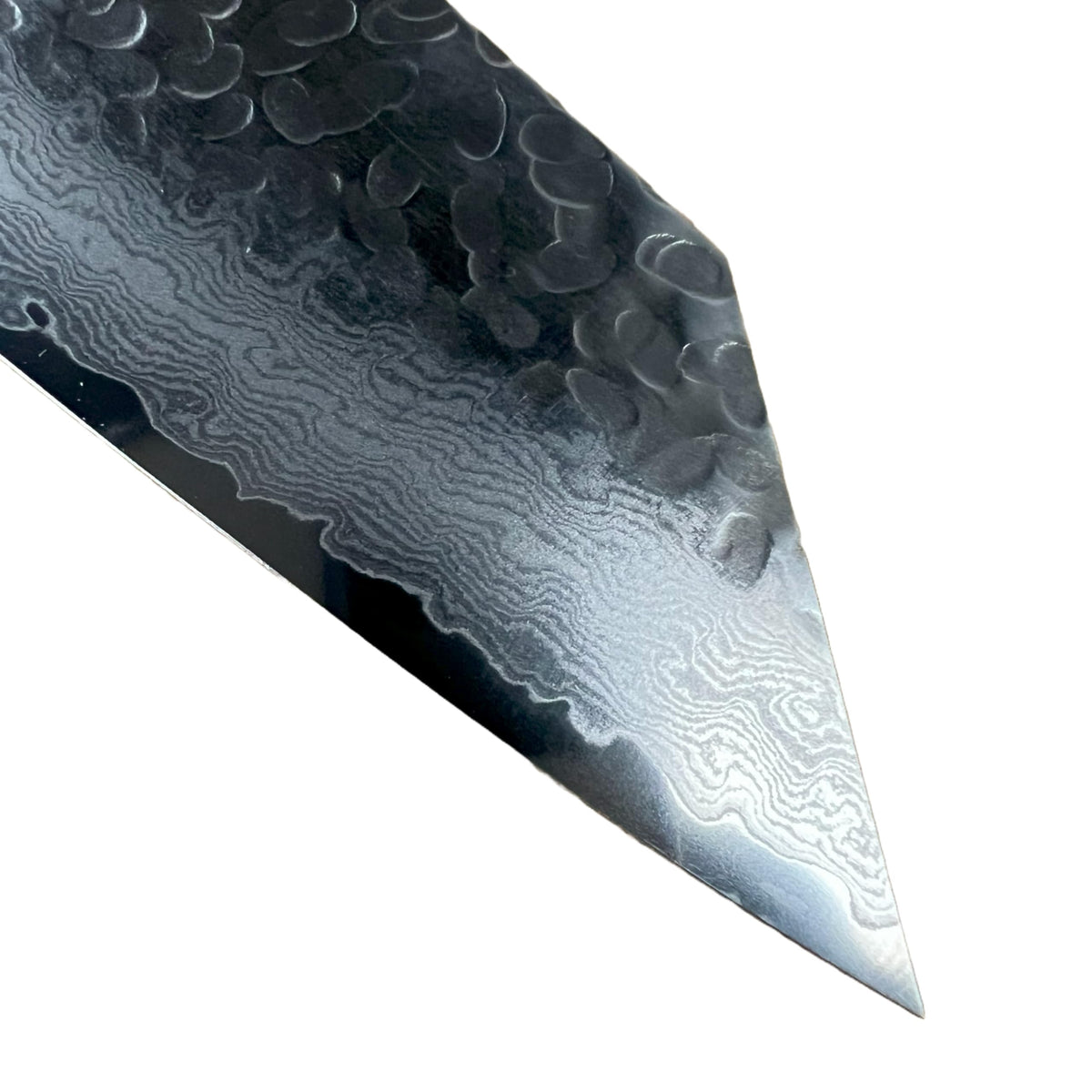 Sakai Takayuki Hammered 33-Layer Damascus VG10 Kengata Santoku Knife 160 mm