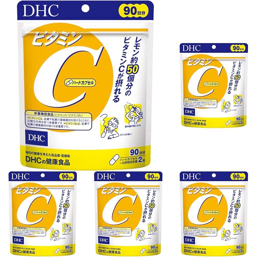 DHC Vitamin C Hard‑Capsule — 1000 mg Two‑Capsule 90‑DaySupply
