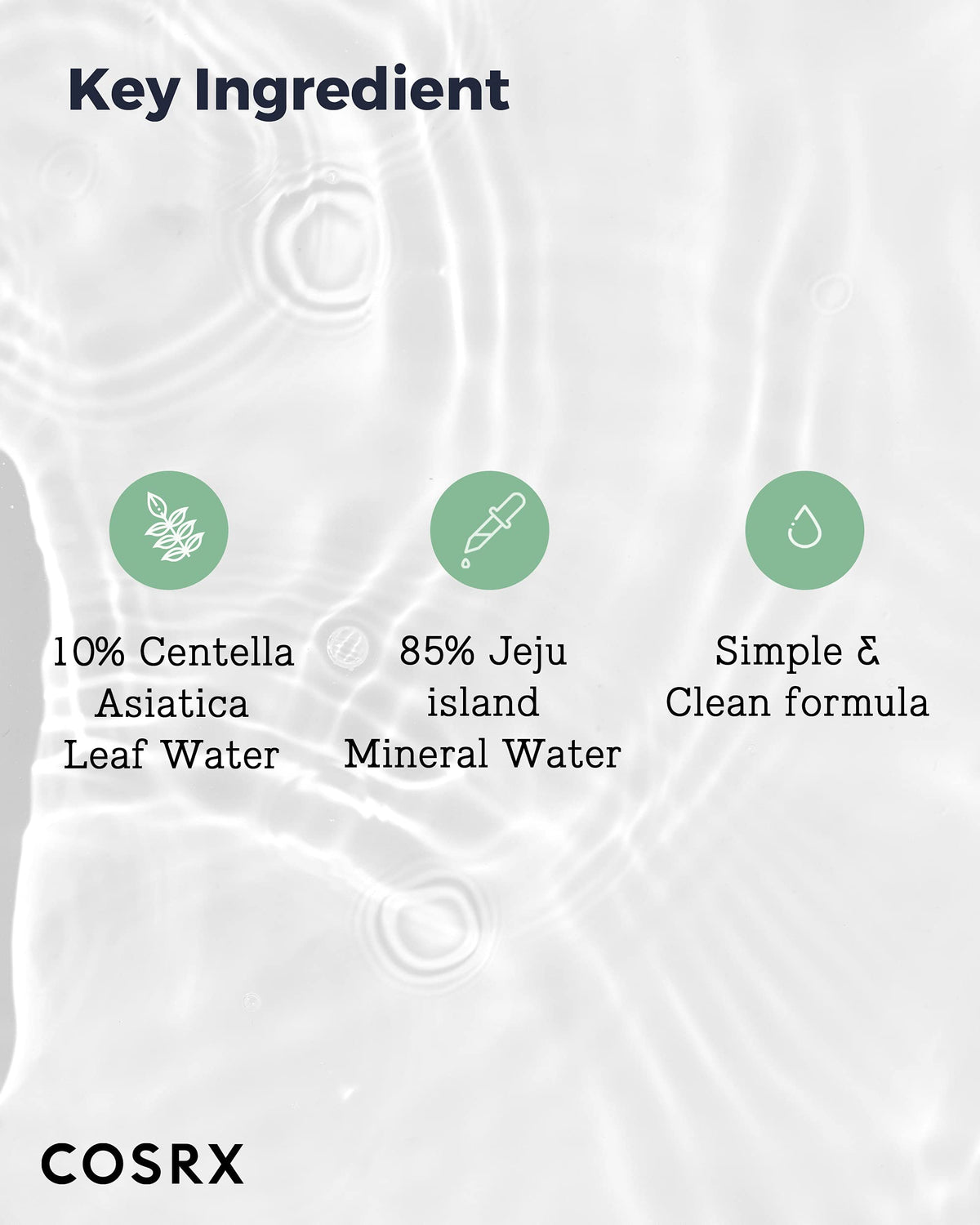 COSRX Centella Water Alcohol-Free Toner, Spray Toner with 10% Centella Asiatica Leaf Water and Jeju Mineral Water for Redness and Dryness, 150 mL