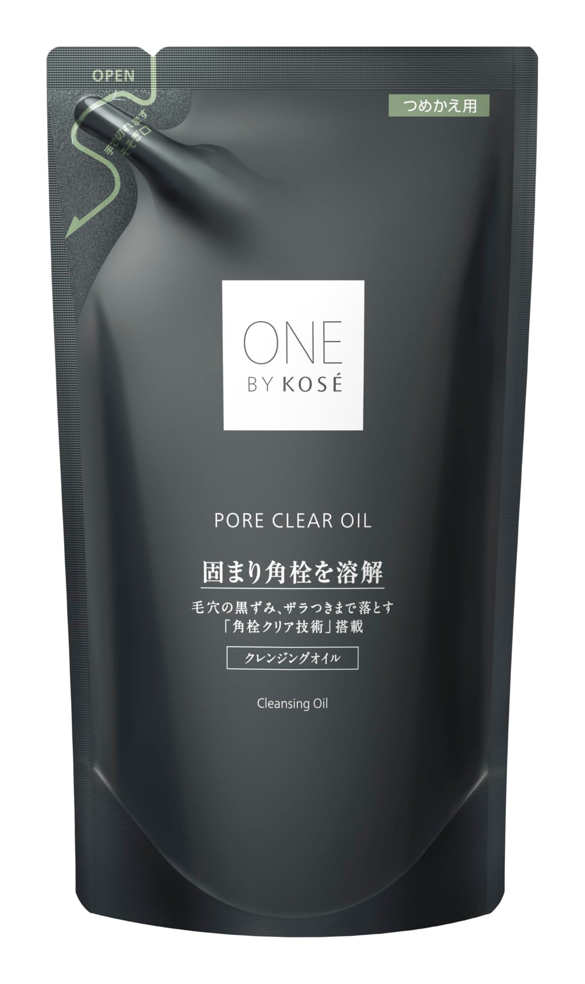 ONE BY KOSE Pore Clear Oil, Pore-Plug Dissolving Cleansing Oil for Blackheads and Makeup, 180 mL Bottle or 160 mL Refill