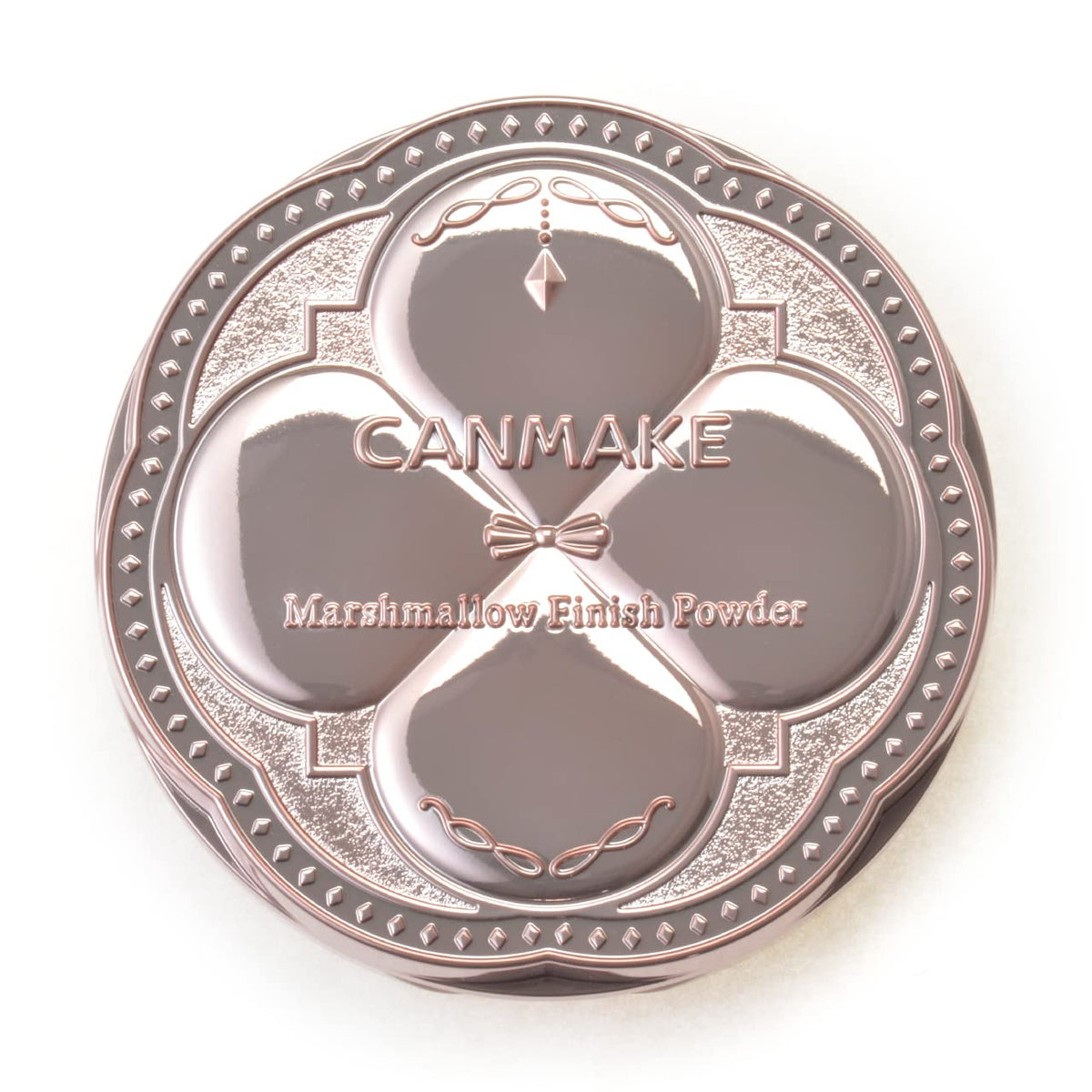 Canmake Marshmallow Finish Powder SPF50 PA+++, Soft Matte Pressed Face Powder with Puff and Mirror that Washes Off with Facial Cleanser, 10 g