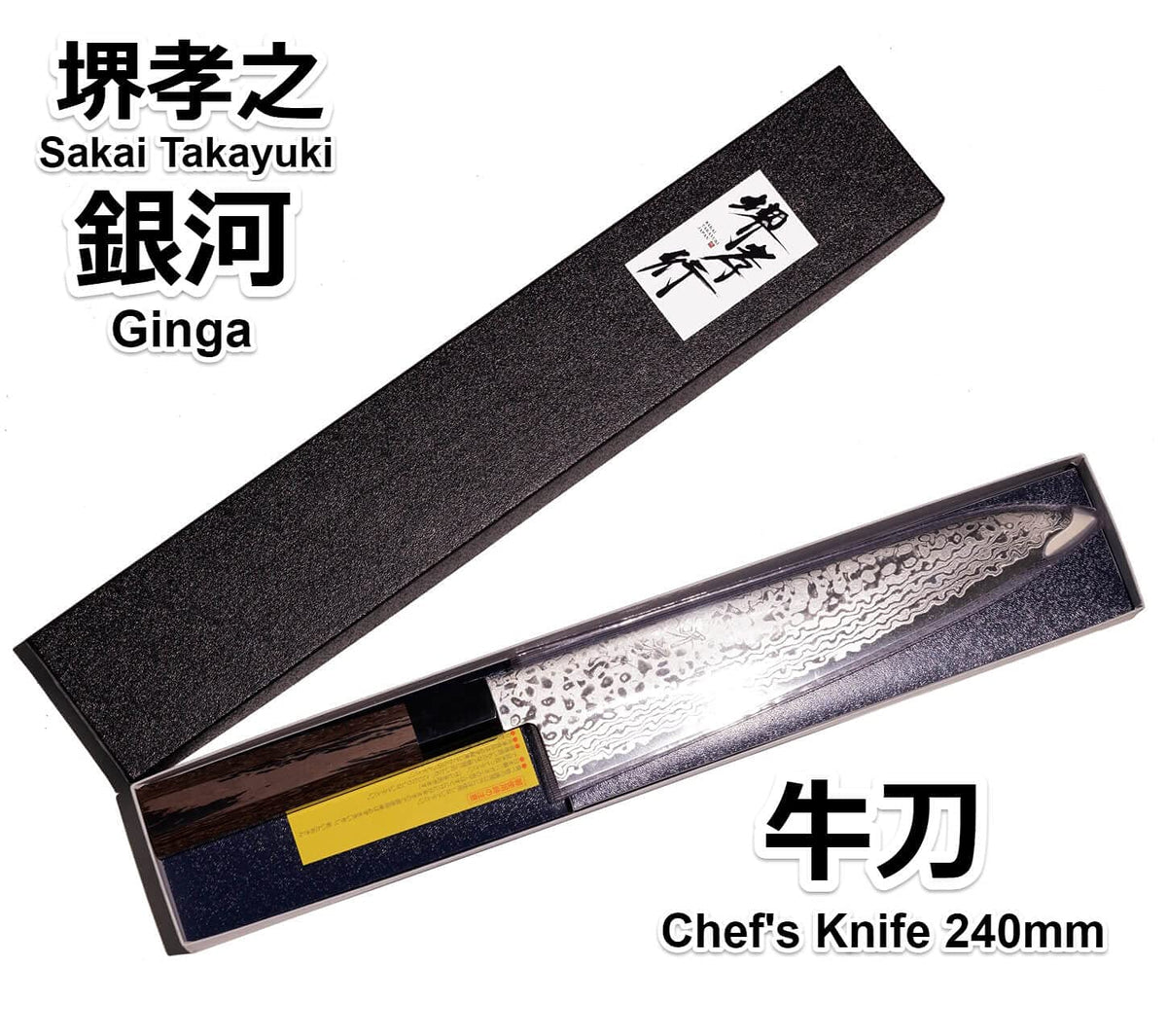 Sakai Takayuki Ginga ZA-18 Damascus Gyuto 240mm