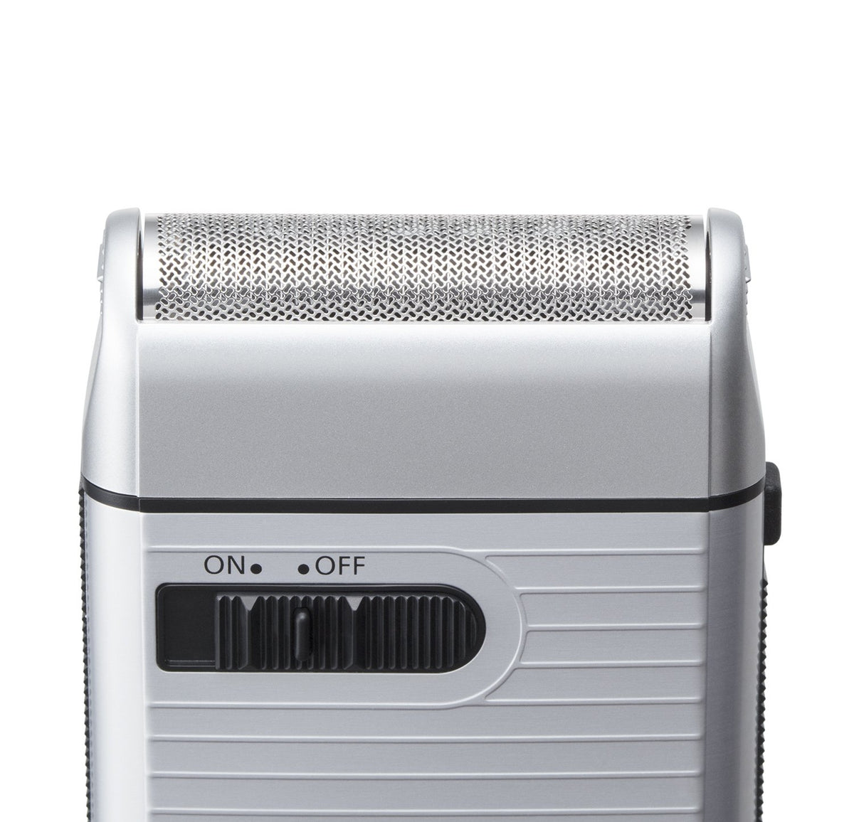 Panasonic Compact Travel Shaver ES-RS10, Single-Foil Reciprocating Battery Shaver with Cap and Cleaning Brush, Silver or Blue, Made in Japan