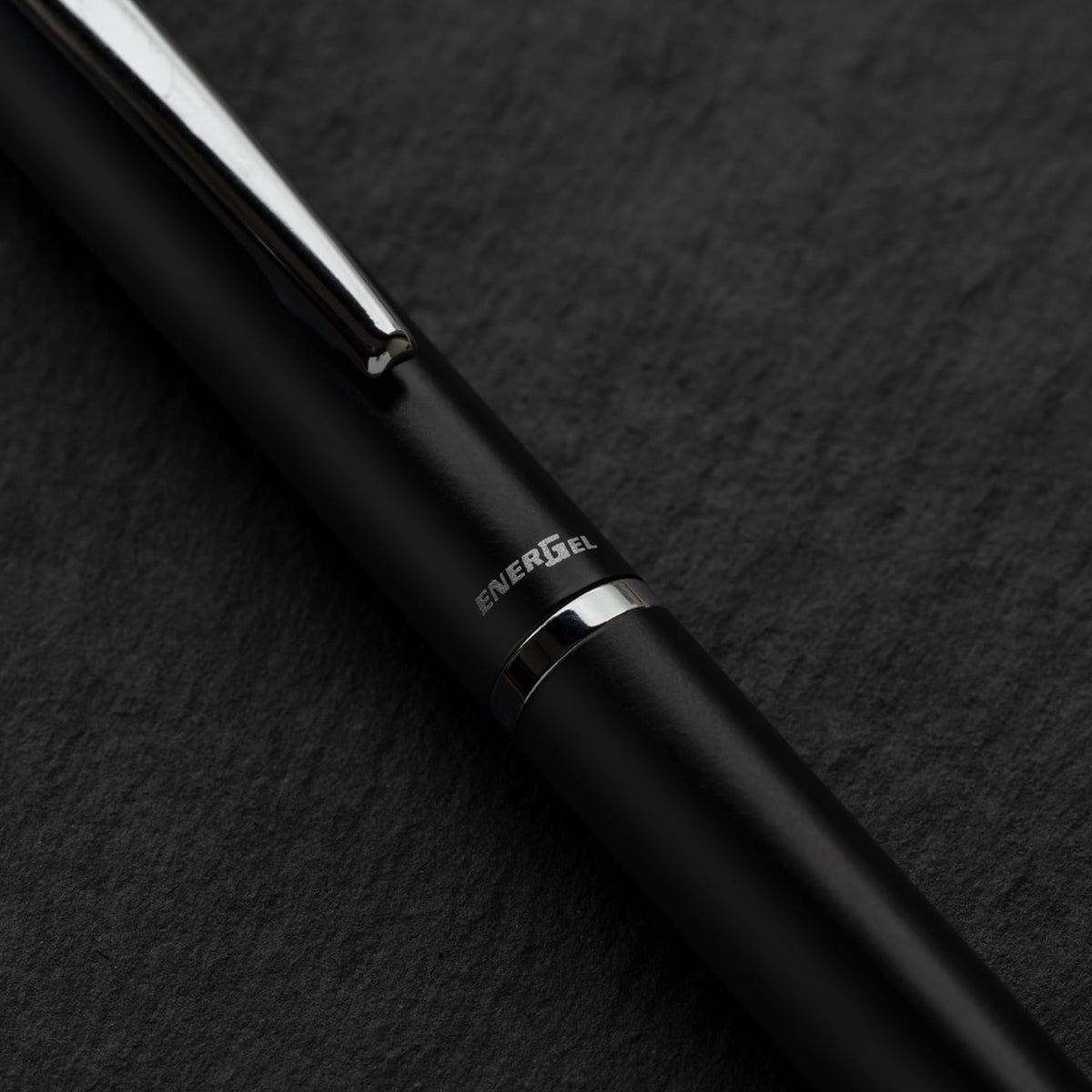 Pentel EnerGel Philography Gel Ink Ballpoint Pen 0.5 mm, Rotary Slim Brass Barrel Pen with Fast-Drying Black Ink, 20 x 15 x 150 mm and 25 g, Black, Silver, White, Brown, Blue, Red and Pastel Colours