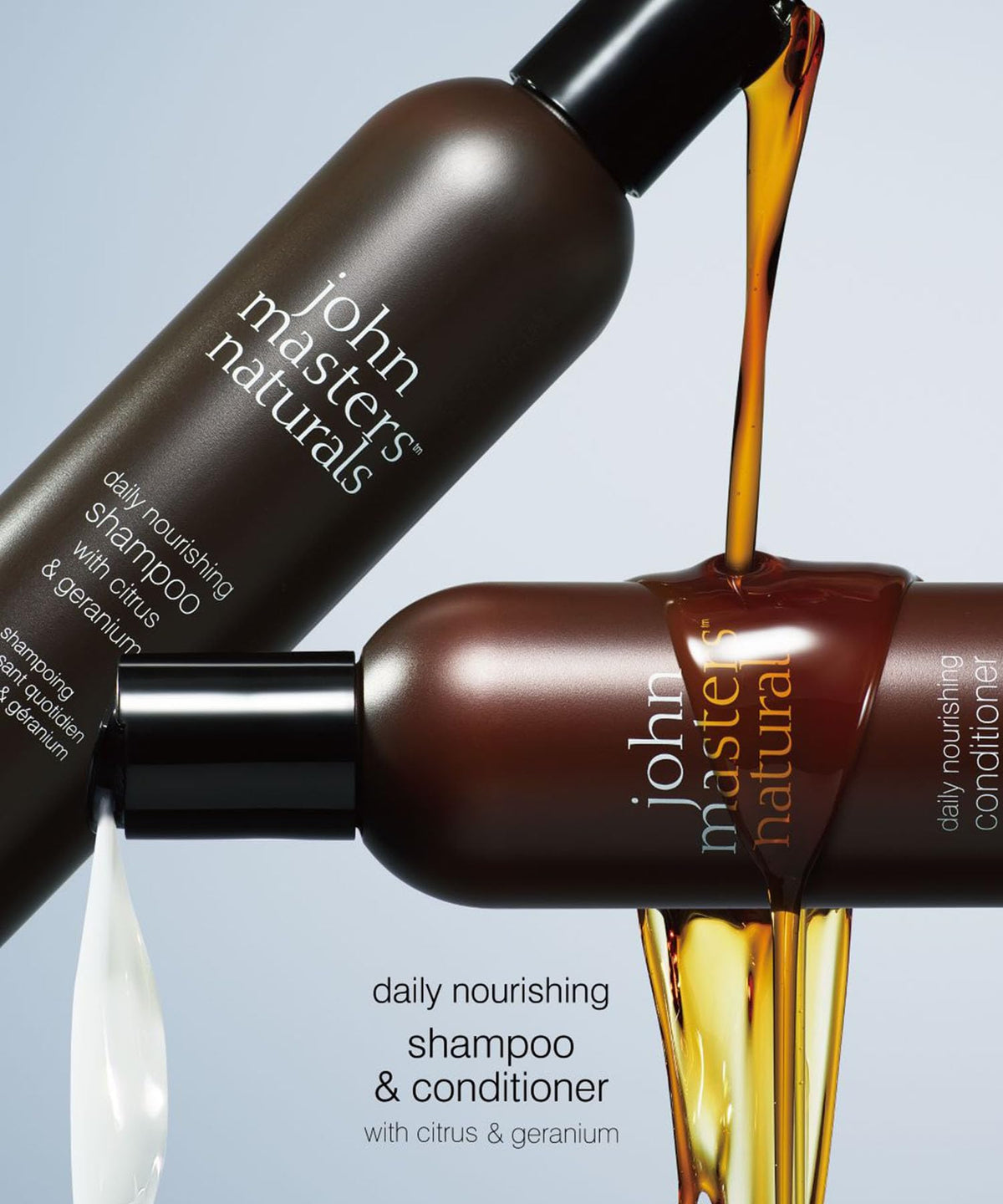 John Masters Organics Daily Nourishing Shampoo with Citrus and Geranium, 473 mL