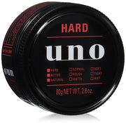 UNO Hybrid Hard Hair Wax, 80 g, Strong Hold Natural-Finish Styling Wax from Shiseido