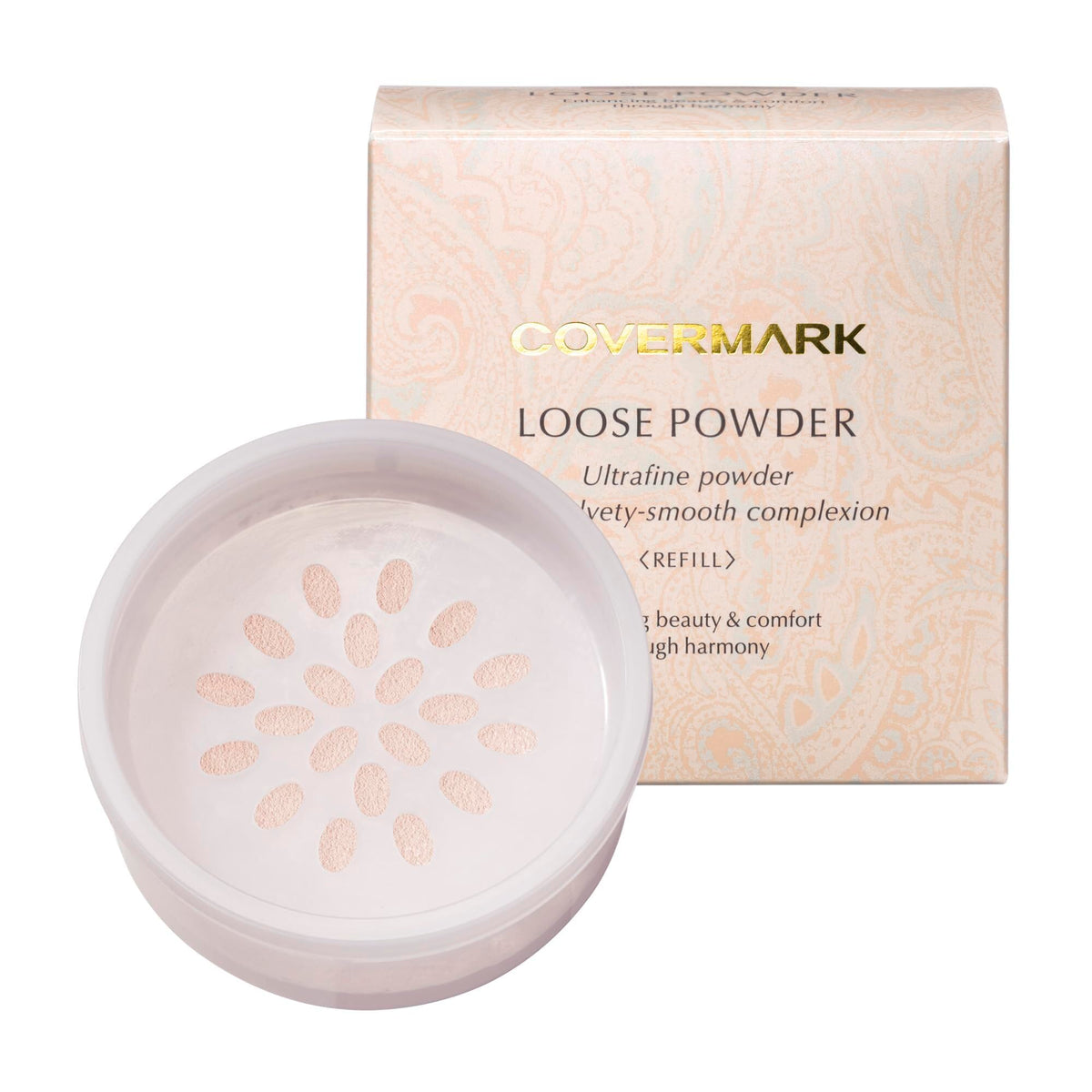COVERMARK Loose Powder Refill — Sieve‑top Matte Dispenser