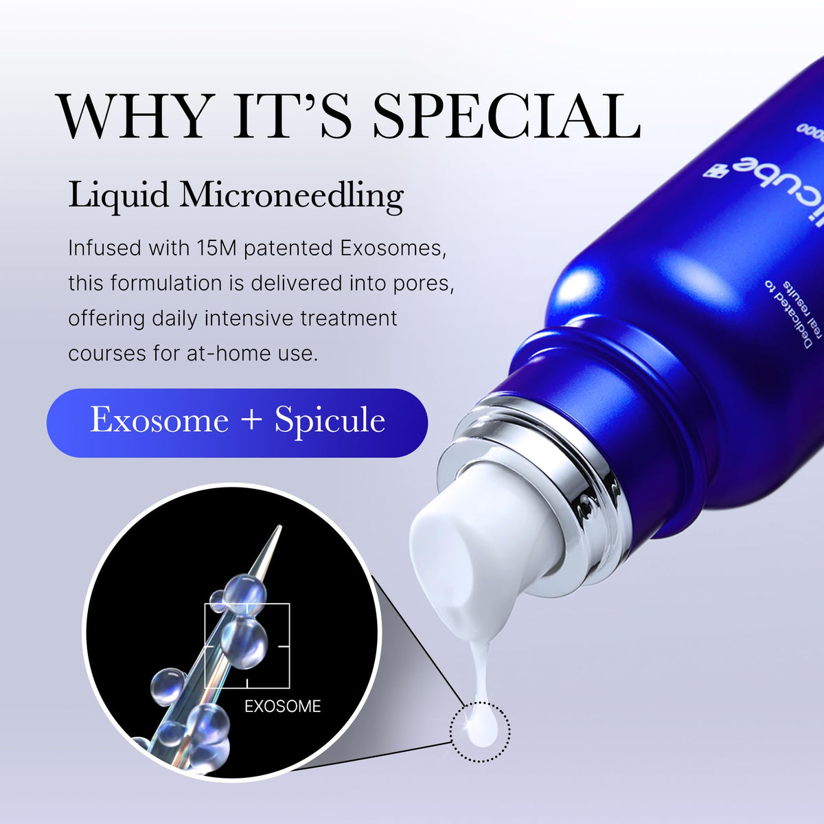 medicube Zero One Day Exosome Shot 2000, Lacto Exosome Pore Ampoule with AHA, BHA and PHA for Smooth-Looking Pores, 30 mL