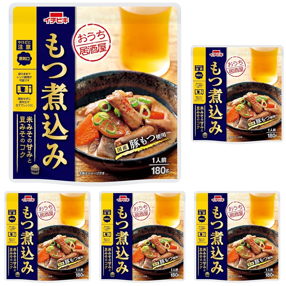 Ichibiki Ouchi Izakaya Motsu Nikomi Stewed Pork Offal, 180 g