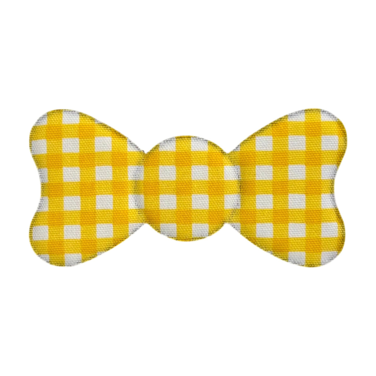 No-Crease Hair Clip for Bangs, Made in Japan, Dot, Check, Square Check and Stripe Ribbons and Flowers in Four Sizes