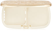 MAJOLICA MAJORCA Skin Remaker Case II, Empty Foundation Compact Case with Mirror for Skin Remaker Refills, Gold Embossed Design, Made in Japan