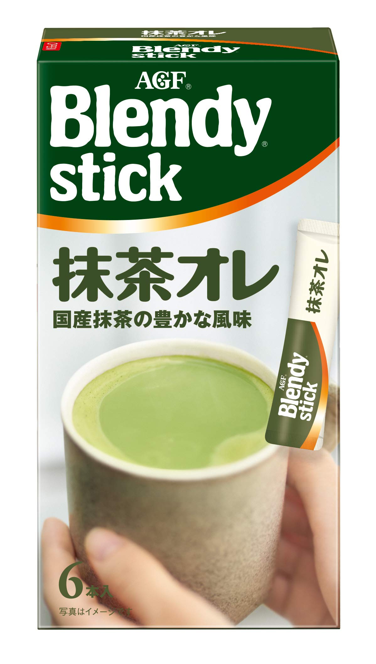 AGF Blendy Stick Instant Au Lait Sticks, 6 Sticks, Chai Tea Ole, Cocoa Au Lait Or Matcha Au Lait
