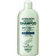 Kaminomoto Medicated Shampoo B&P 300 mL, Quasi-Drug Dandruff and Itch Scalp Shampoo with Piroctone Olamine and Beta-Glycyrrhetinic Acid, Herbal Green Scent