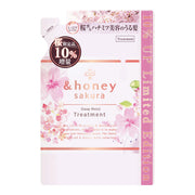 &honey Sakura Limited Deep Moist Hair Treatment 2.0 Refill, 10% Extra Size, 385g