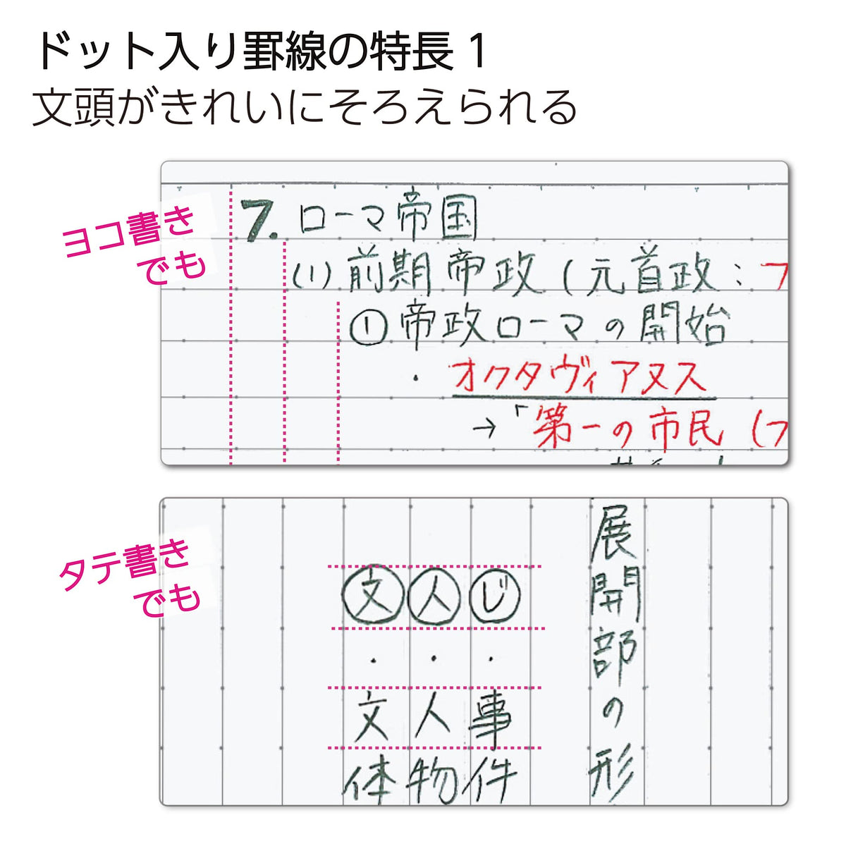 Kokuyo Campus Notebook A4 No. 1, 297 x 210 mm, 30 Sheets Each, 7 mm A-Rule, Dotted A-Rule or B-Rule, Packs of 3 or 5 Books