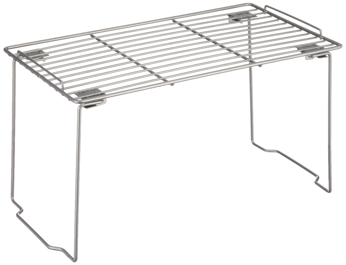Pearl Metal Simple-Wear Stackable Shelf — Epoxy-Coated Steel