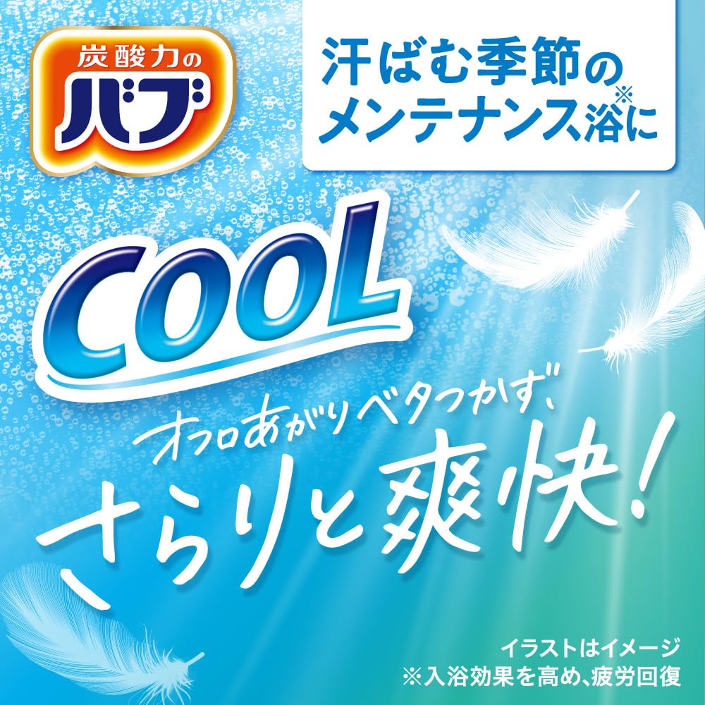 Bub Cool Carbonated Medicated Bath Tablets with Menthol, 24 Tablets in 2 Boxes of 12 plus a Sample Sachet, Cool Mint, Extra Cool Mint or Flower Splash