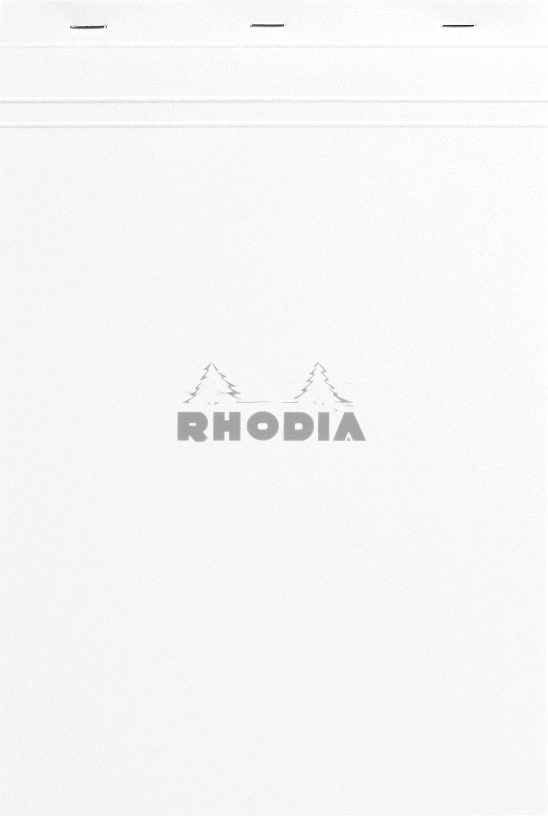 Rhodia Block Notepads, 80 Sheets with Water-Repellent Cover and Micro-Cut Perforation, Sizes No.10 to No.19 and A3+, Grid, Lined or Meeting Rule, Orange, Black or White, 1 to 5 Pads