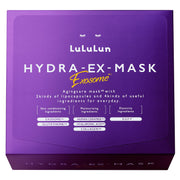 Lululun Hydra EX Mask Exosome Sheet Face Mask, Moisturising Daily Aging-Care Mask with Glutathione and Ceramide, 28 Sheets, Fragrance-Free, Made in Japan