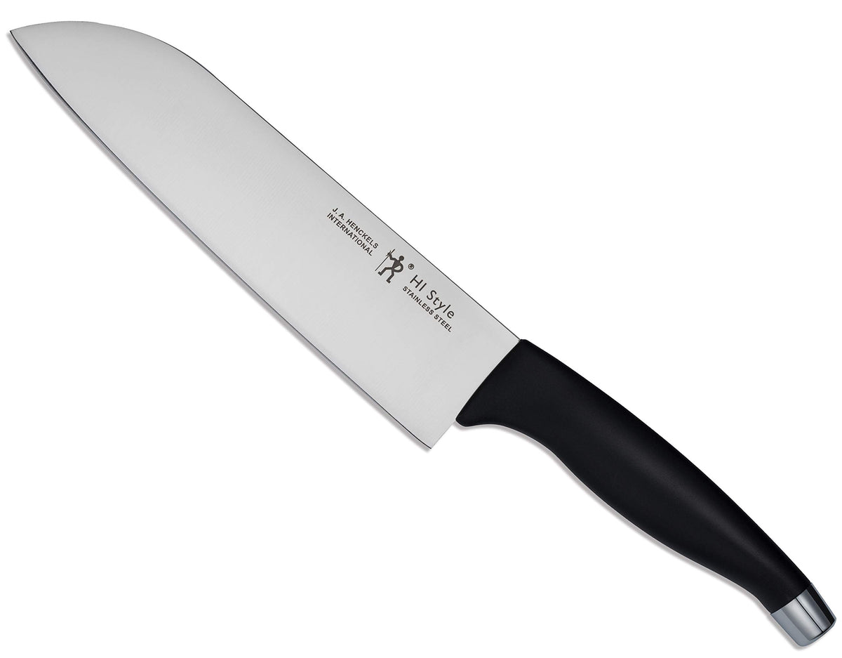 Henckels HI Style Santoku Knife 180 mm, White or Black Handle