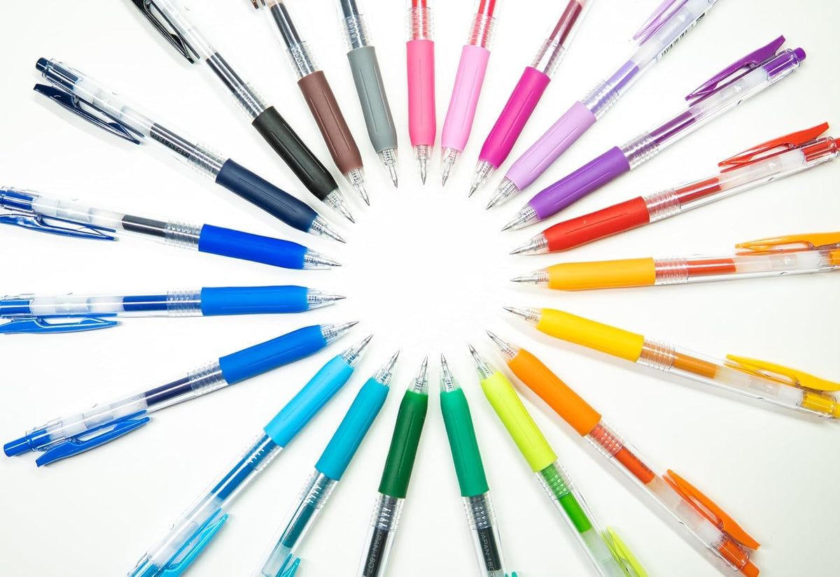 Zebra Sarasa Clip Gel Pens 0.5 mm, 20 Colors, JJ15-20CA
