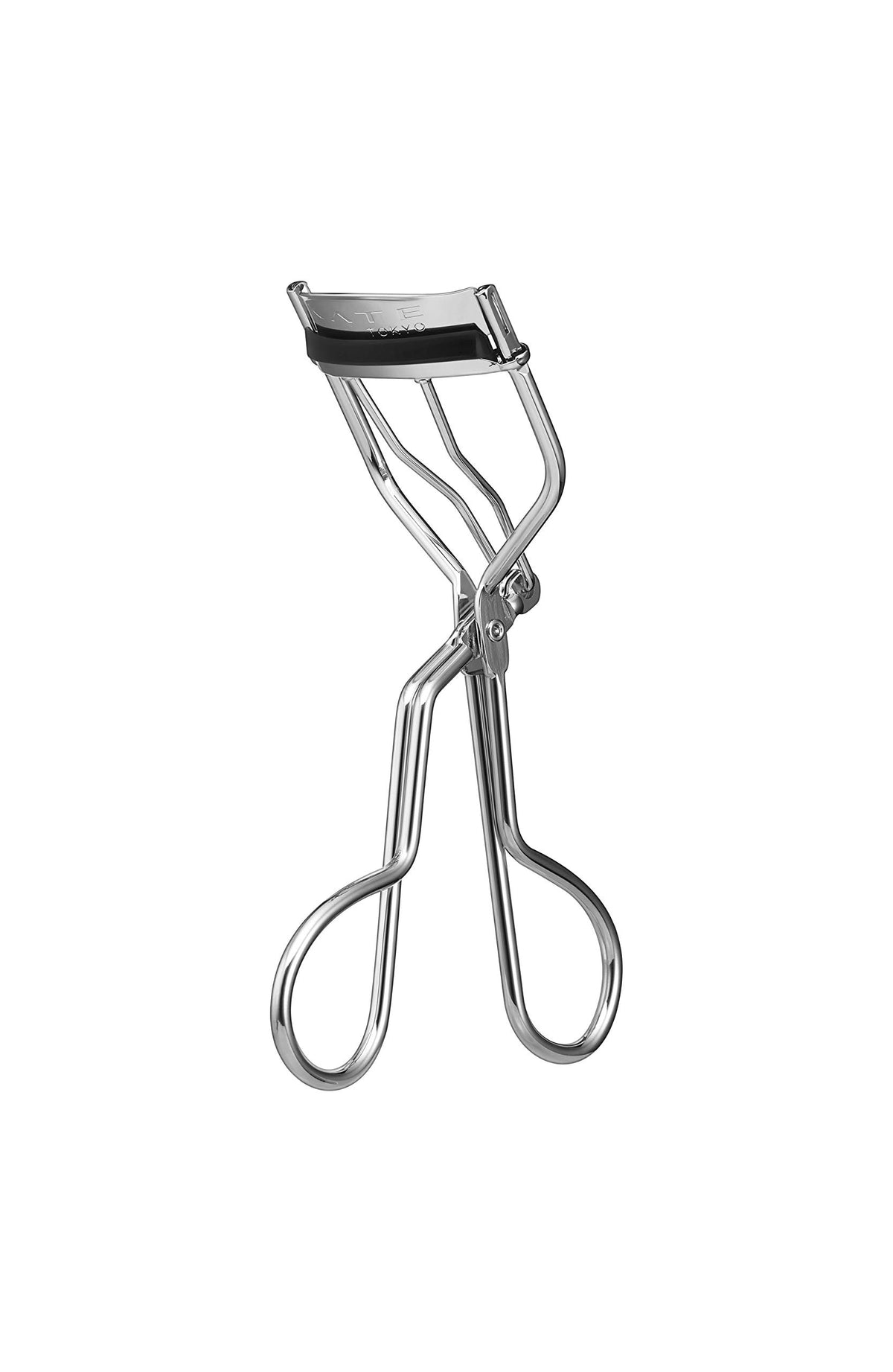 Kate Lash Former Eyelash Curler with Golden-Ratio Curve Rubber and Spare Rubber, Nickel-Plated Iron Body