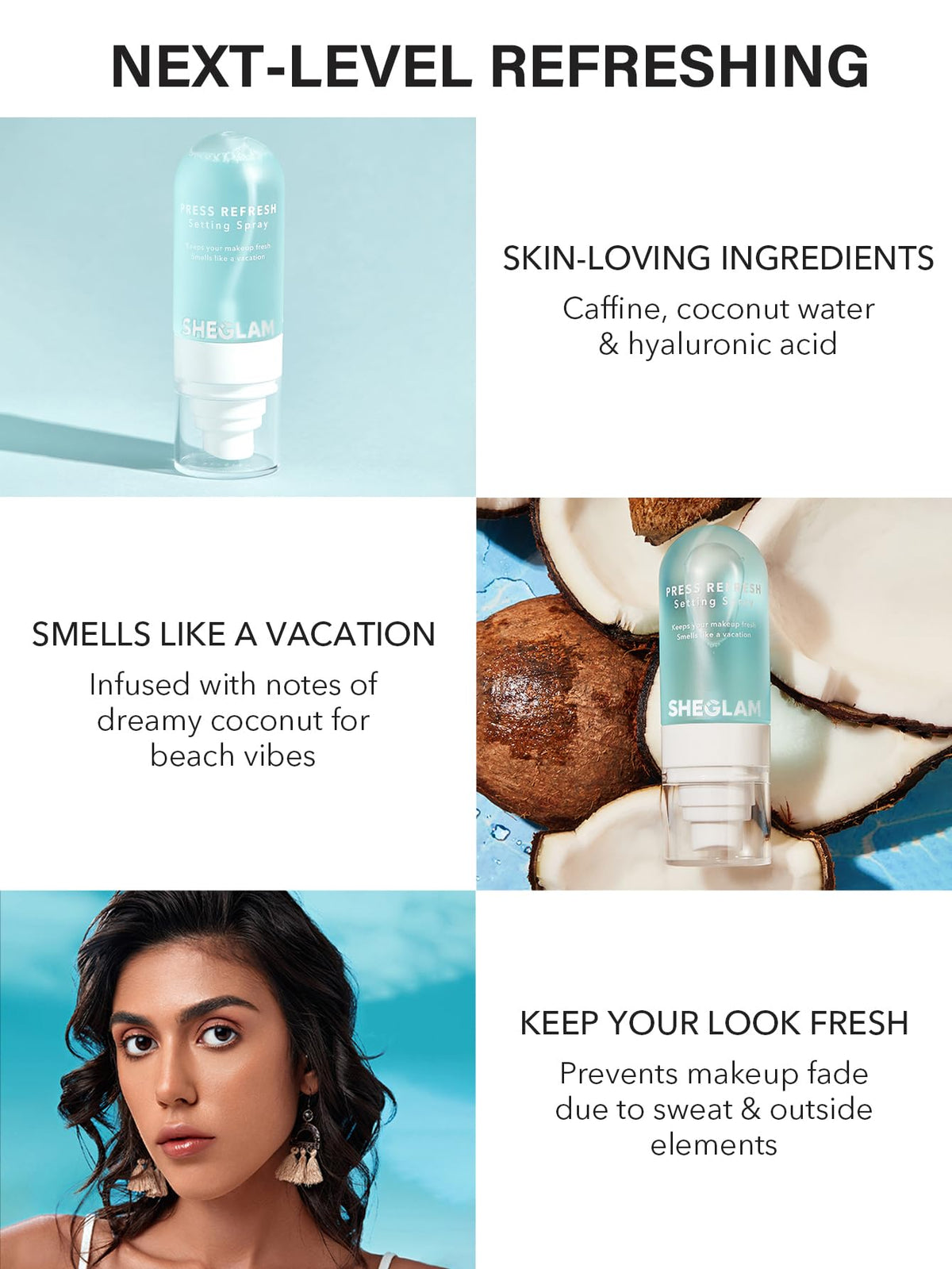SHEGLAM Keep Mist — UltraFast15‑second Oil‑Blocking MatteFinish